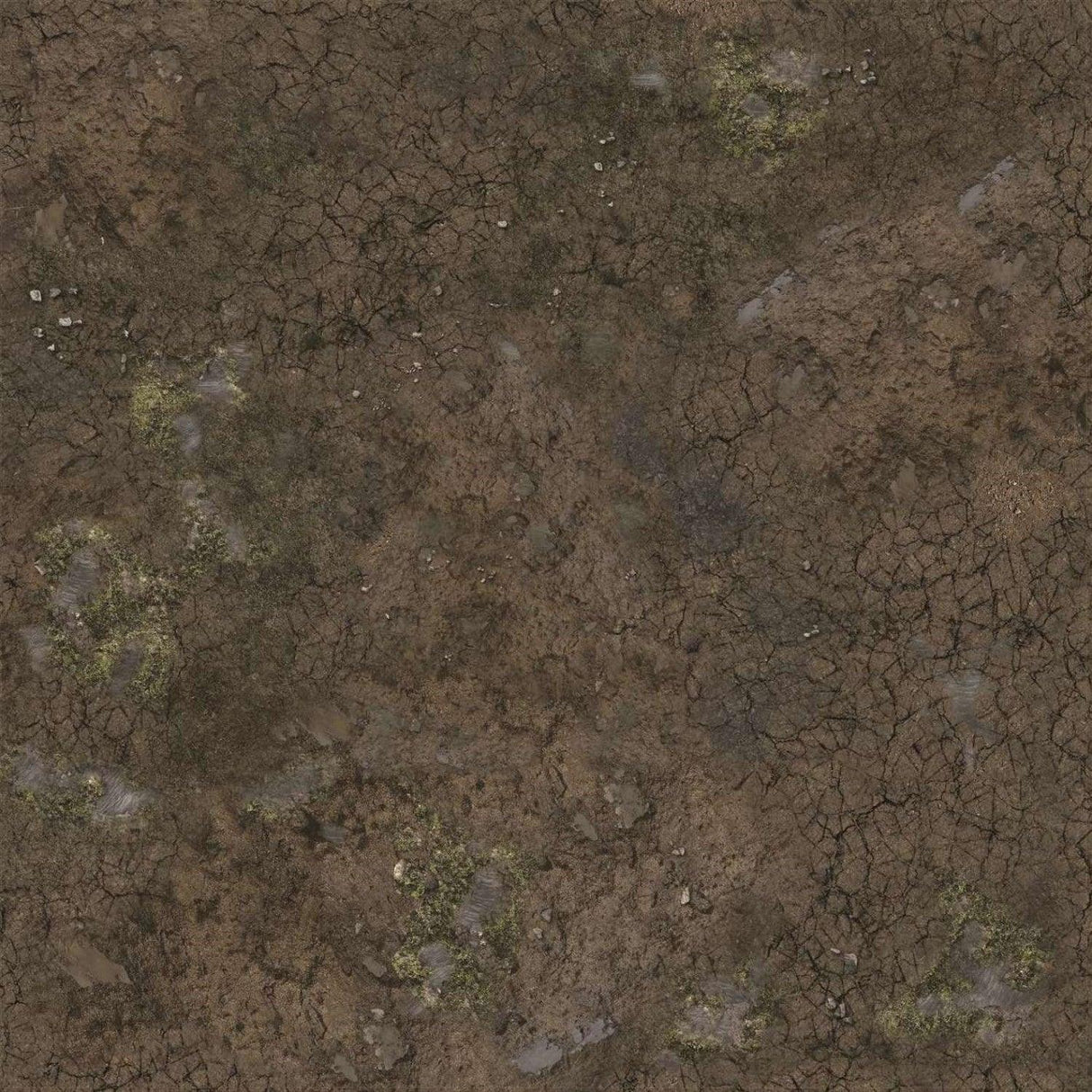 Battle Systems - Fantasy Wargames - Add-Ons - Muddy Streets Gaming Mat 2x2 - Gap Games