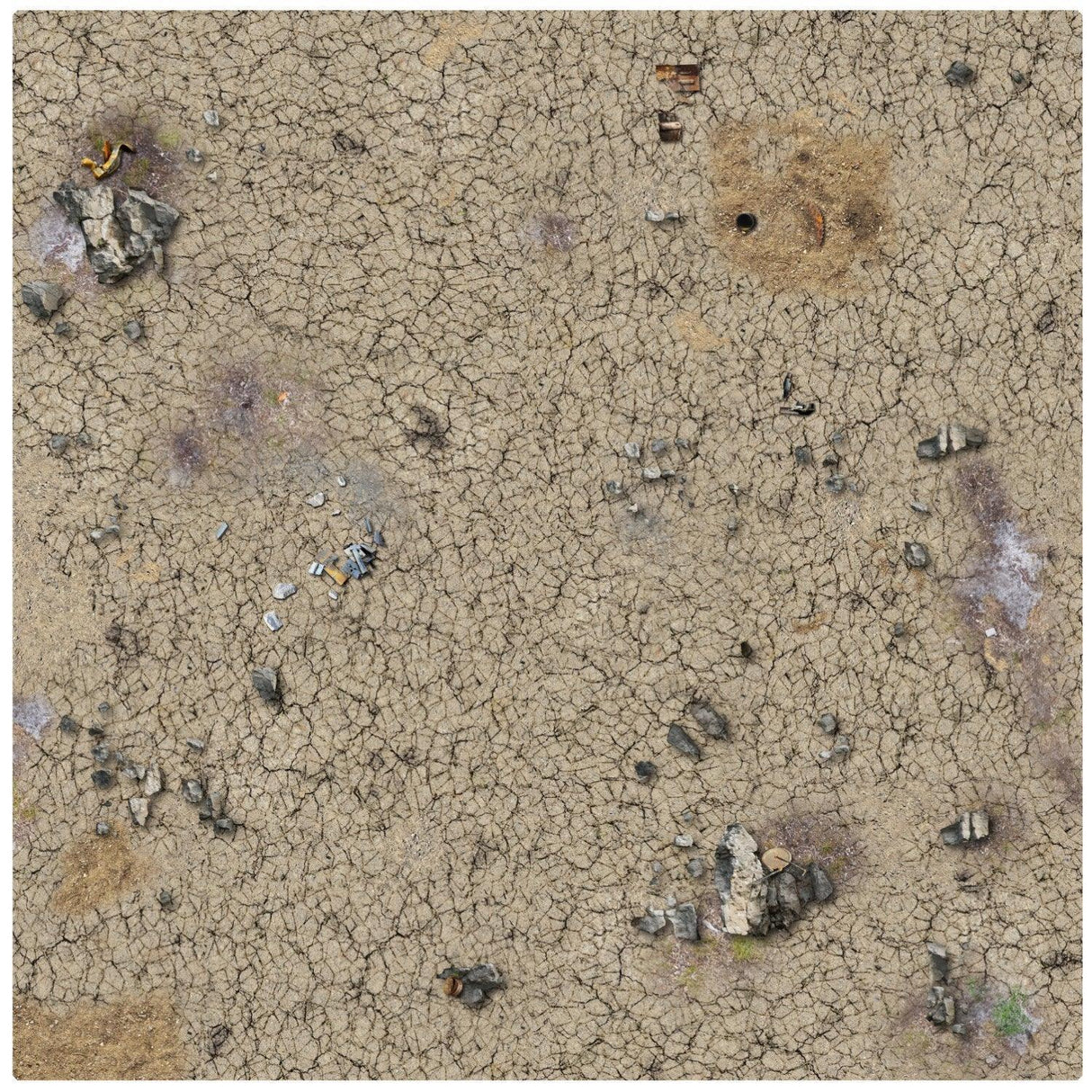 Battle Systems - Sci-Fi - Add-Ons - Desert Wasteland Gaming Mat 3x3 - Gap Games