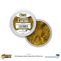Battlefields & Basing - Wild Meadow 2mm Static Grass (180ml) - Gap Games