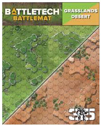BattleTech Battle Mat - Grasslands Desert - Gap Games
