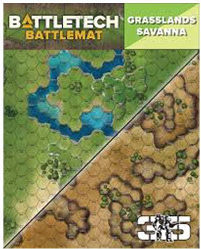BattleTech Battle Mat - Grasslands Savanna - Gap Games