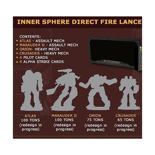 Battletech Inner Sphere Direct Fire Lance - Gap Games