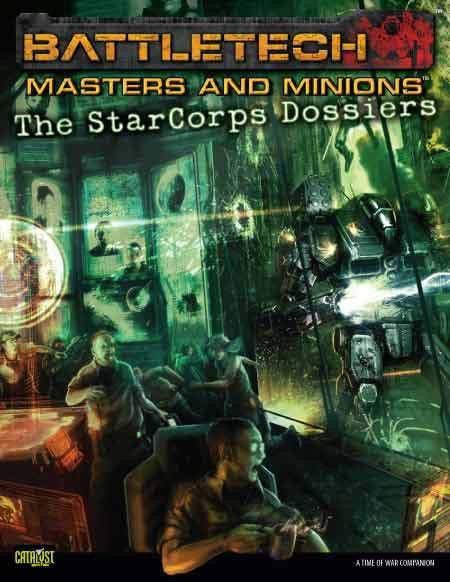 BattleTech Masters and Minions The StarCorps Dossiers - Gap Games