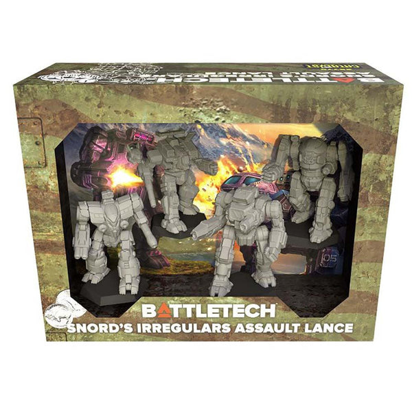 BattleTech Snord's Irregulars Assault Lance Pack - Pre-Order - Gap Games