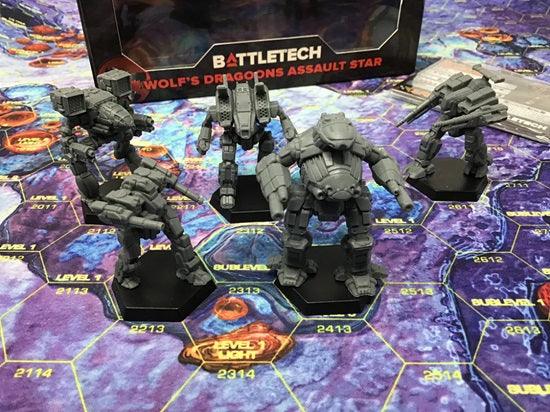BattleTech Wolfs Dragoons Assault Star - Gap Games