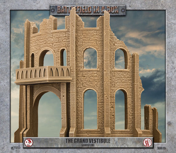 Battlefield in a Box: Gothic Battlefields: The Grand Vestibule - Sandstone