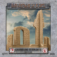 Battlefield in a Box: Gothic Battlefields: Crumbling Remnants - Sandstone