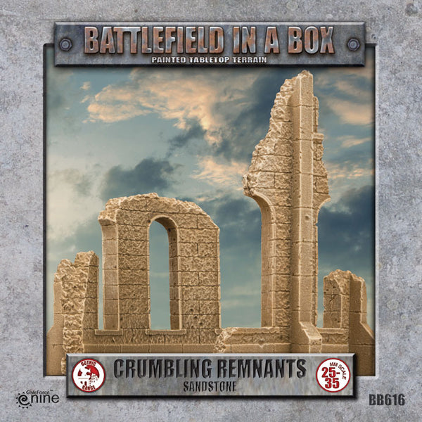Battlefield in a Box: Gothic Battlefields: Crumbling Remnants - Sandstone