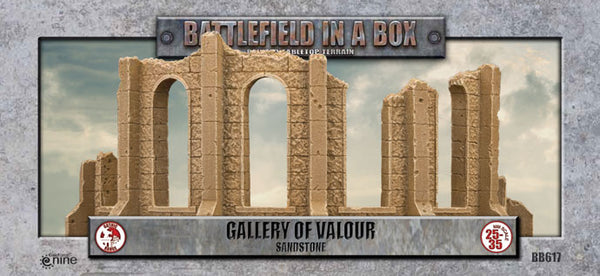 Battlefield in a Box: Gothic Battlefields: Gallery of Valour - Sandstone
