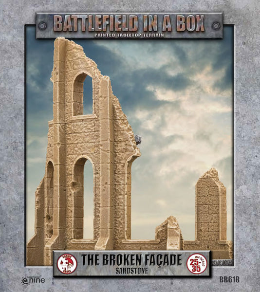 Battlefield in a Box: Gothic Battlefields: Broken Façade - Sandstone