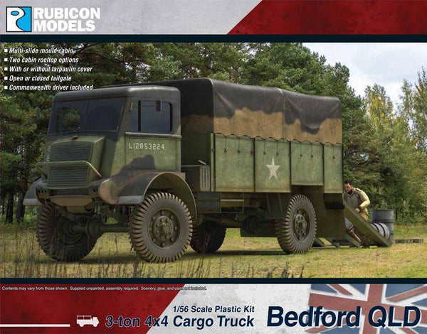 Bedford QLD 3 ton 4x4 Cargo Truck - Gap Games