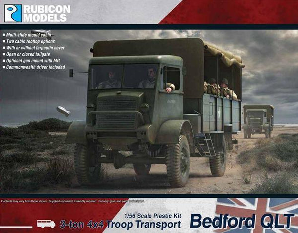 Bedford QLT 3 ton 4x4 Troop Transport Truck - Gap Games