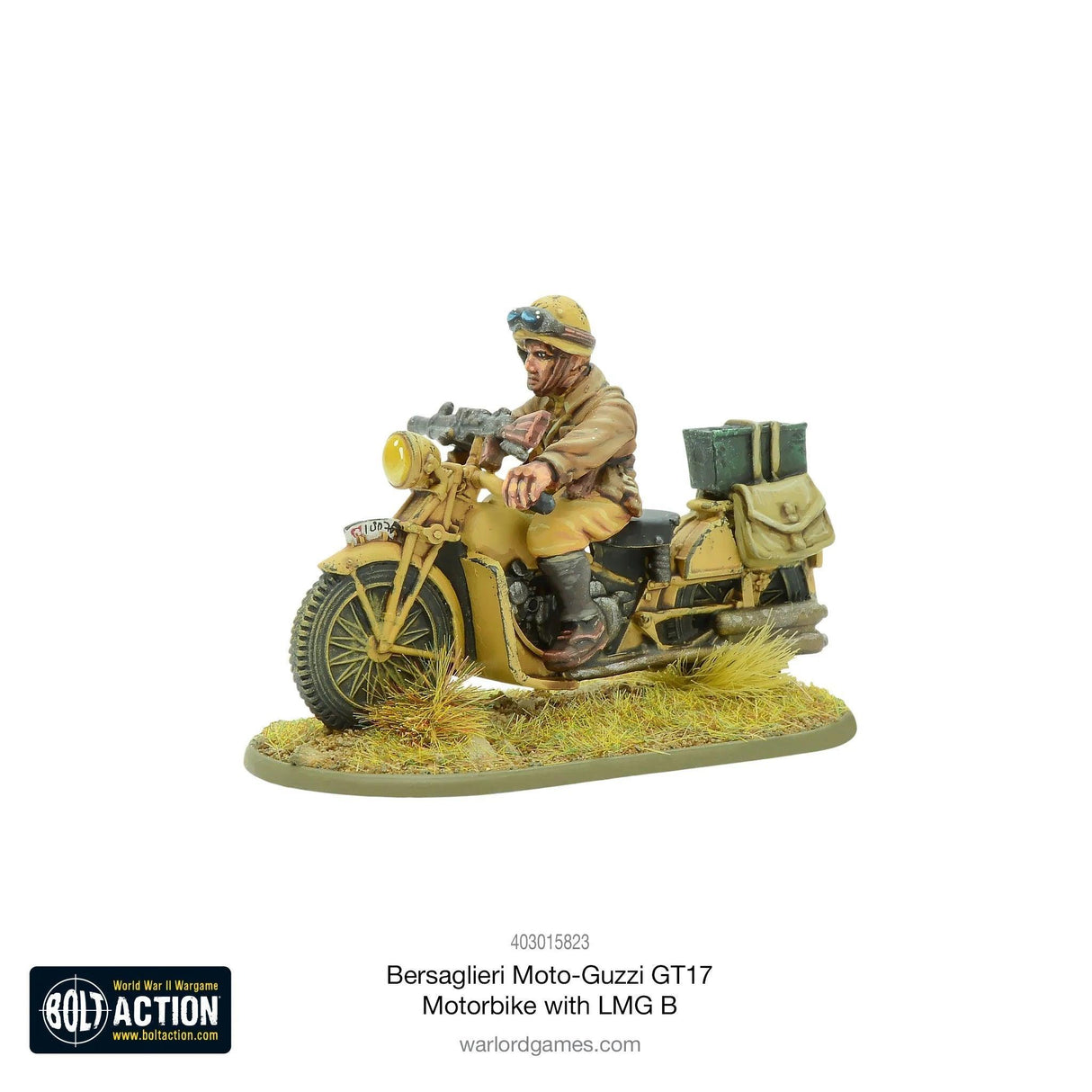Bersaglieri Moto-Guzzi GT17 Motorbike with LMG B - Gap Games