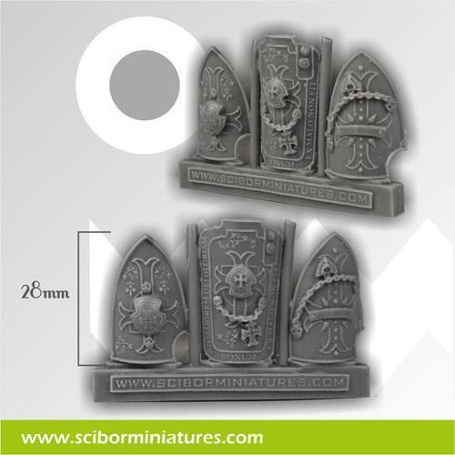 Big Templar Shields (3) - Gap Games
