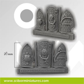 Big Templar Shields (3) - Gap Games