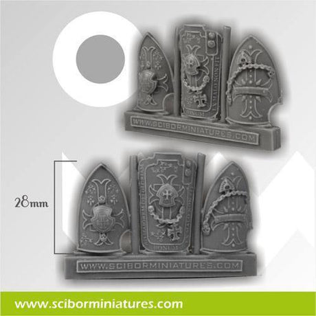 Big Templar Shields (3) - Gap Games