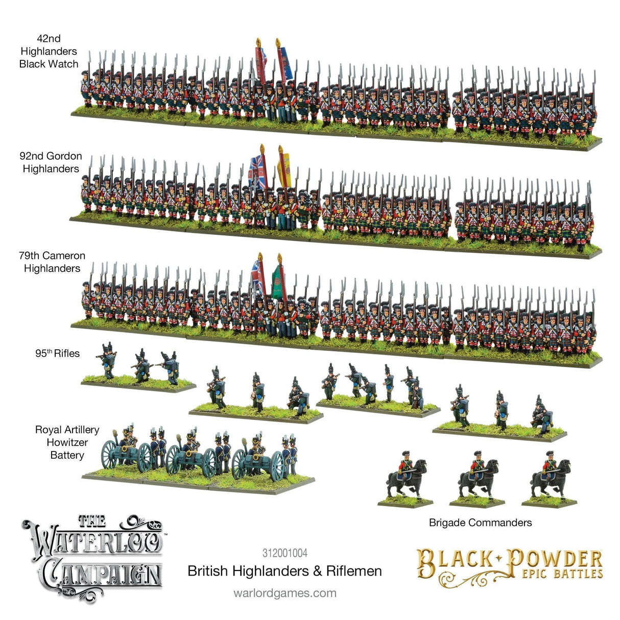 Black Powder Epic Battles: British Highlanders & Riflemen - Gap Games