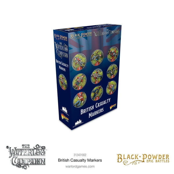 Black Powder Epic Battles: Napoleonic British Casualty Markers - Gap Games