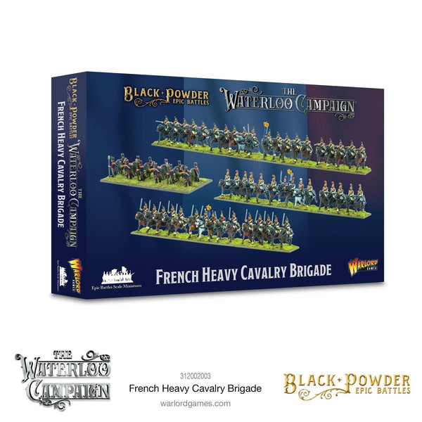 Black Powder Epic Battles: Waterloo - French Heavy Cavalry Brigade - Gap Games