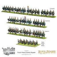 Black Powder Epic Battles: Waterloo - French Heavy Cavalry Brigade - Gap Games