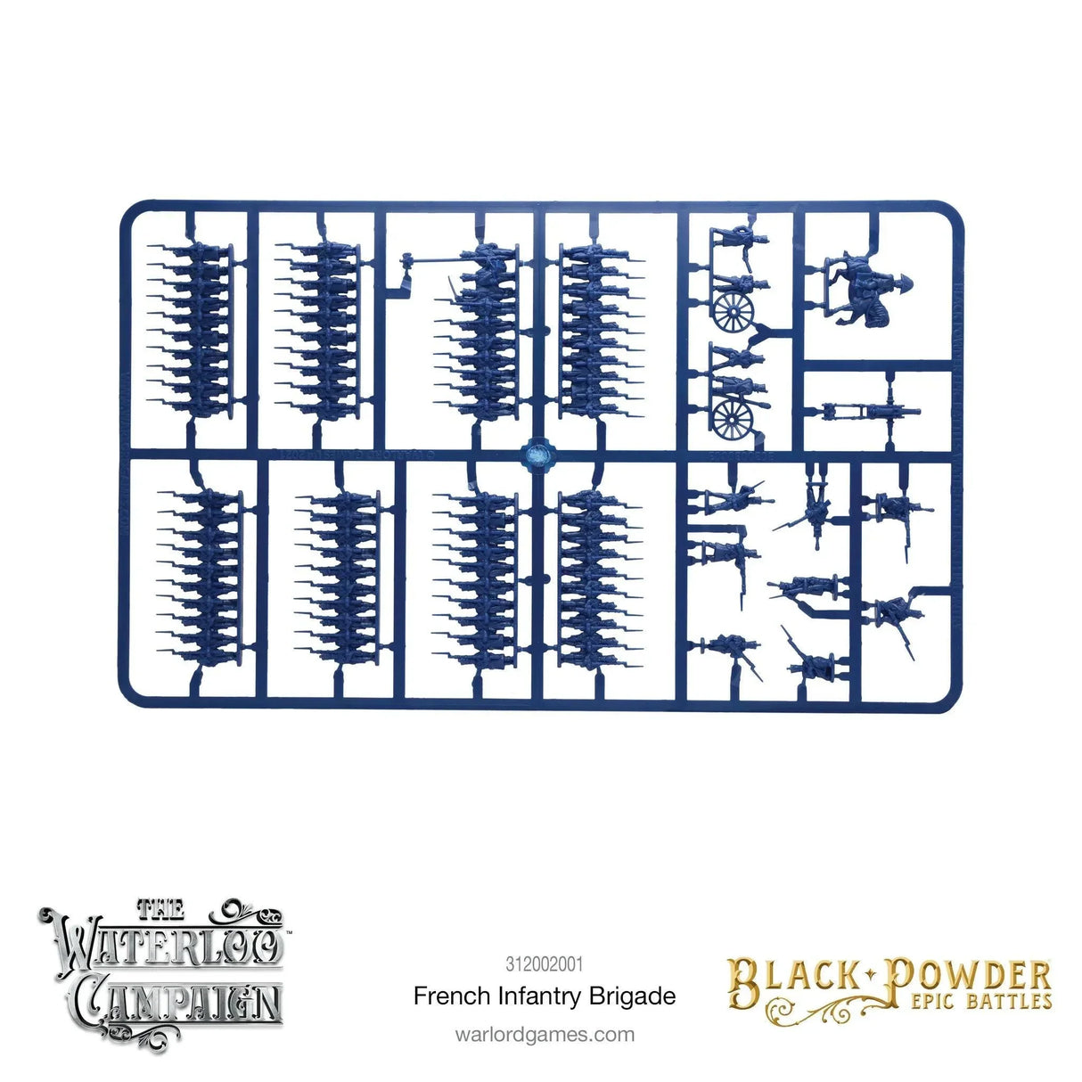 Black Powder Epic Battles: Waterloo - French Infantry Brigade - Gap Games