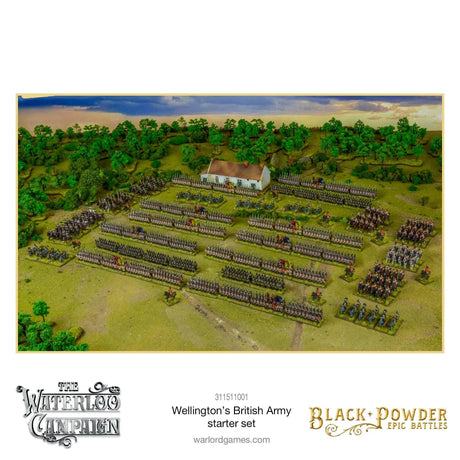 Black Powder Epic Battles: Waterloo - Wellington's British Starter Set - Gap Games
