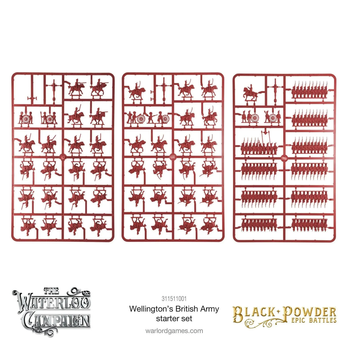 Black Powder Epic Battles: Waterloo - Wellington's British Starter Set - Gap Games
