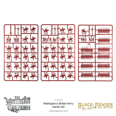 Black Powder Epic Battles: Waterloo - Wellington's British Starter Set - Gap Games