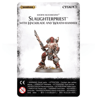 Blades of Khorne: Slaughterpriest with Hackblade and Wrath-hammer - Gap Games