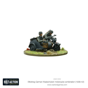 Blitzkrieg German Kradschutzen Motorcycle combination (1939-1942) - Gap Games