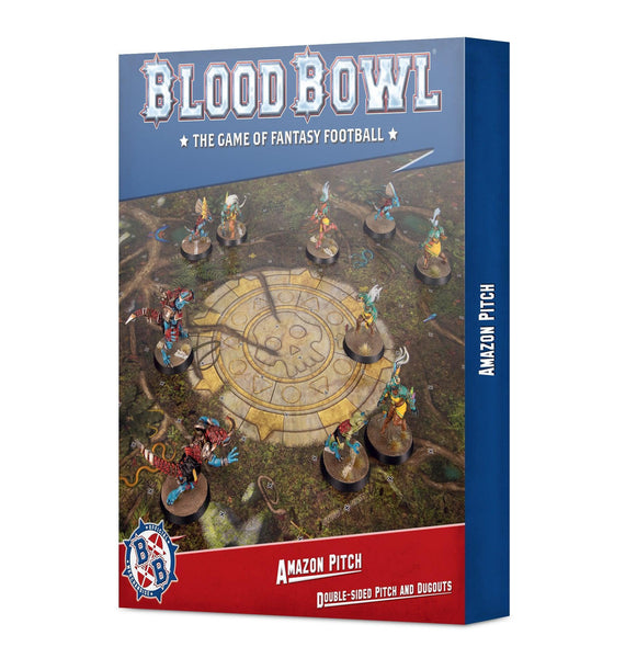 Blood Bowl: Amazon Team Pitch & Dugouts - Gap Games