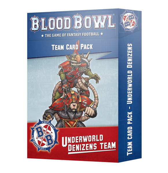 Blood Bowl: Underworld Denizens Team Card Pack - Gap Games