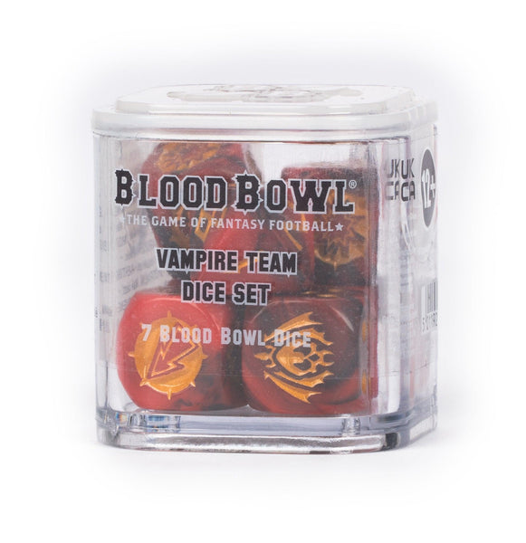 Blood Bowl: Vampire Team Dice Set - Gap Games
