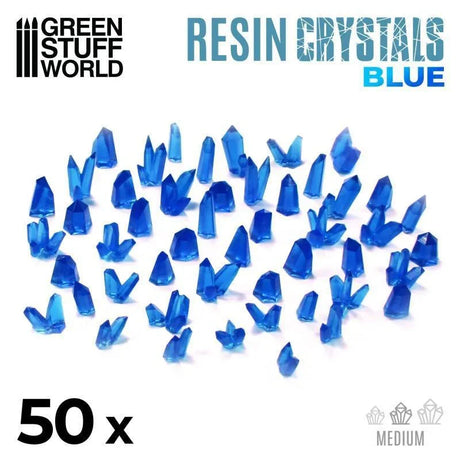 Blue Resin Crystals - Medium - Gap Games