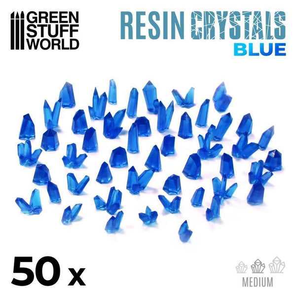 Blue Resin Crystals - Medium - Gap Games