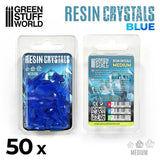 Blue Resin Crystals - Medium - Gap Games