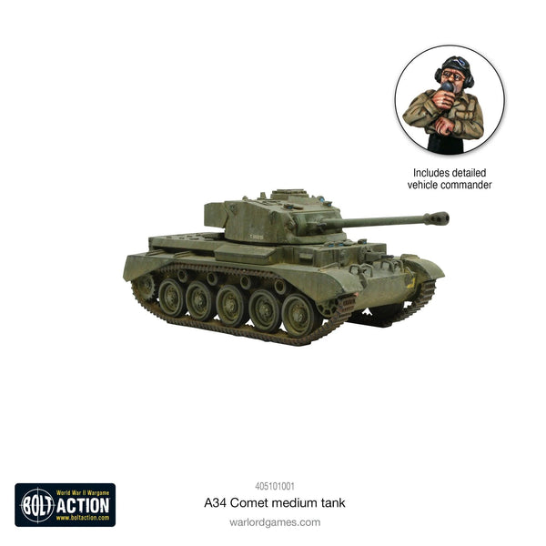Bolt Action - A34 Comet Heavy Tank - Gap Games