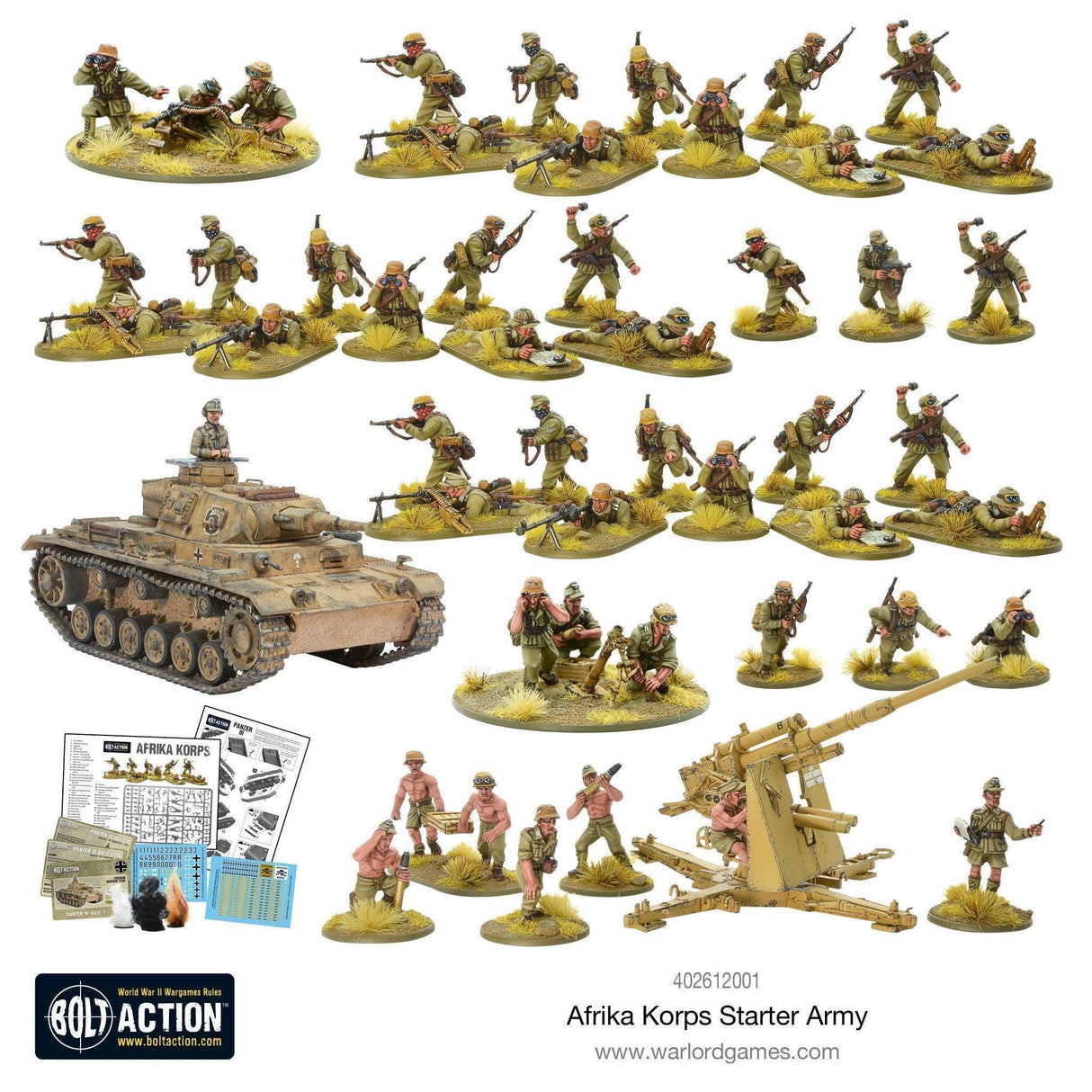 Bolt Action - Afrika Korps Starter army - Gap Games