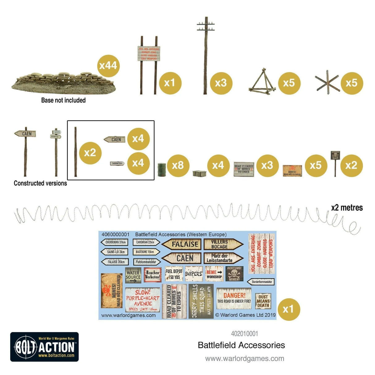 Bolt Action Battlefield Accessories - Gap Games