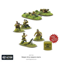 BOLT ACTION: Belgian Army weapons teams - Gap Games
