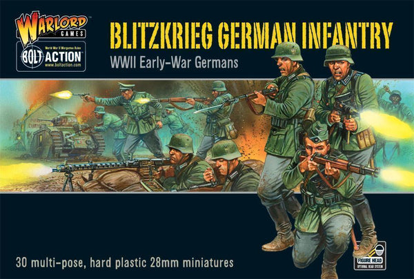 Bolt Action - Blitzkrieg German Infantry plastic boxed set - Gap Games