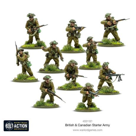 Bolt Action - British & Canadian Army (1943-45) Starter Army - Gap Games