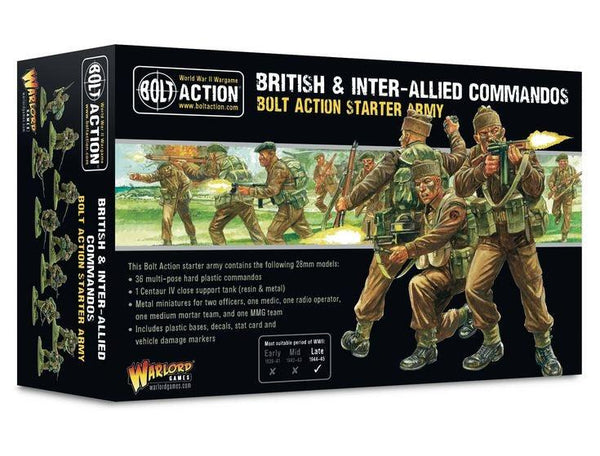 Bolt Action - British & Inter-Allied Commandos Starter Army - Gap Games