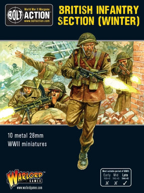 Bolt Action - British Infantry section (Winter) - Gap Games