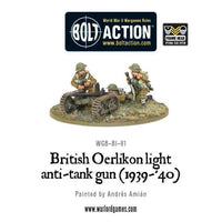 Bolt Action: British Oerlikon Light Anti-Tank Gun (1939-40) - Gap Games