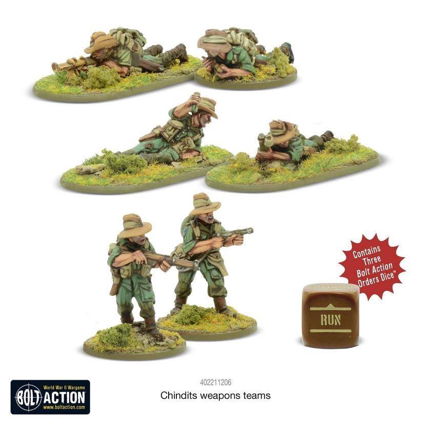 Bolt Action - Chindit Weapons Teams - Gap Games
