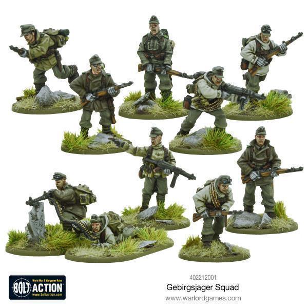 Bolt Action - Gebirgsjager squad - Gap Games