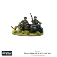 Bolt Action - German Feldgendarme motorcycle team - Gap Games