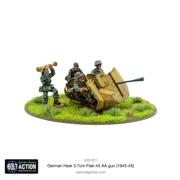 Bolt Action: German Heer 3.7cm Flak-43 AA Gun (1943-45) - Gap Games