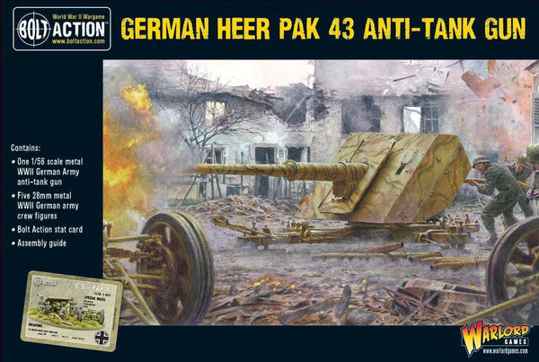 Bolt Action - German Heer Pak 43 anti-tank gun - Gap Games